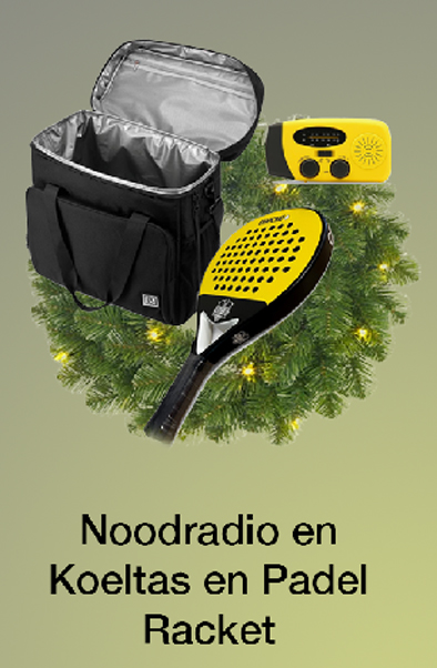 Koeltas, Noodradio en Padelracket